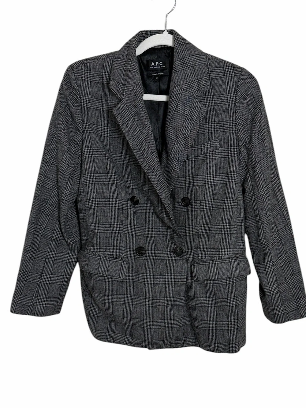 APC Wool Double Breasted Blazer Business Casual Size 36 US 2/4